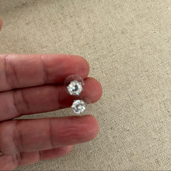 Lot of 6 pairs of earrings: J. Crew, Stella & Dot, Sterling Silver - Picture 6 of 7